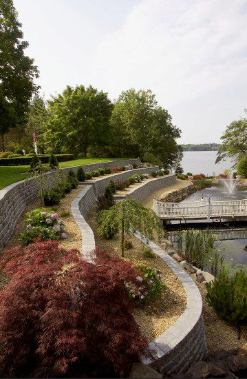 Creating Raised Beds With Unilock RomanWall in Your Greenwich, CT, Landscape Design