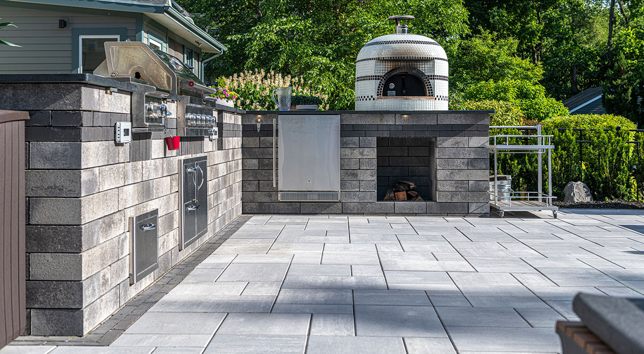 Lineo Dimensional Stone Outdoor Kitchen Limestone 3912
