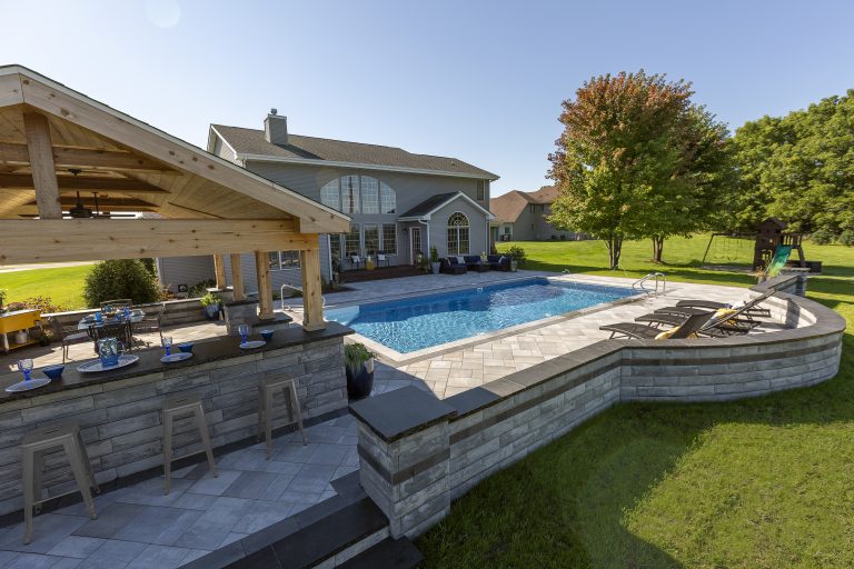 Concrete Pavers Perfectly Suited to Poolsides in Franklin Lakes, NJ