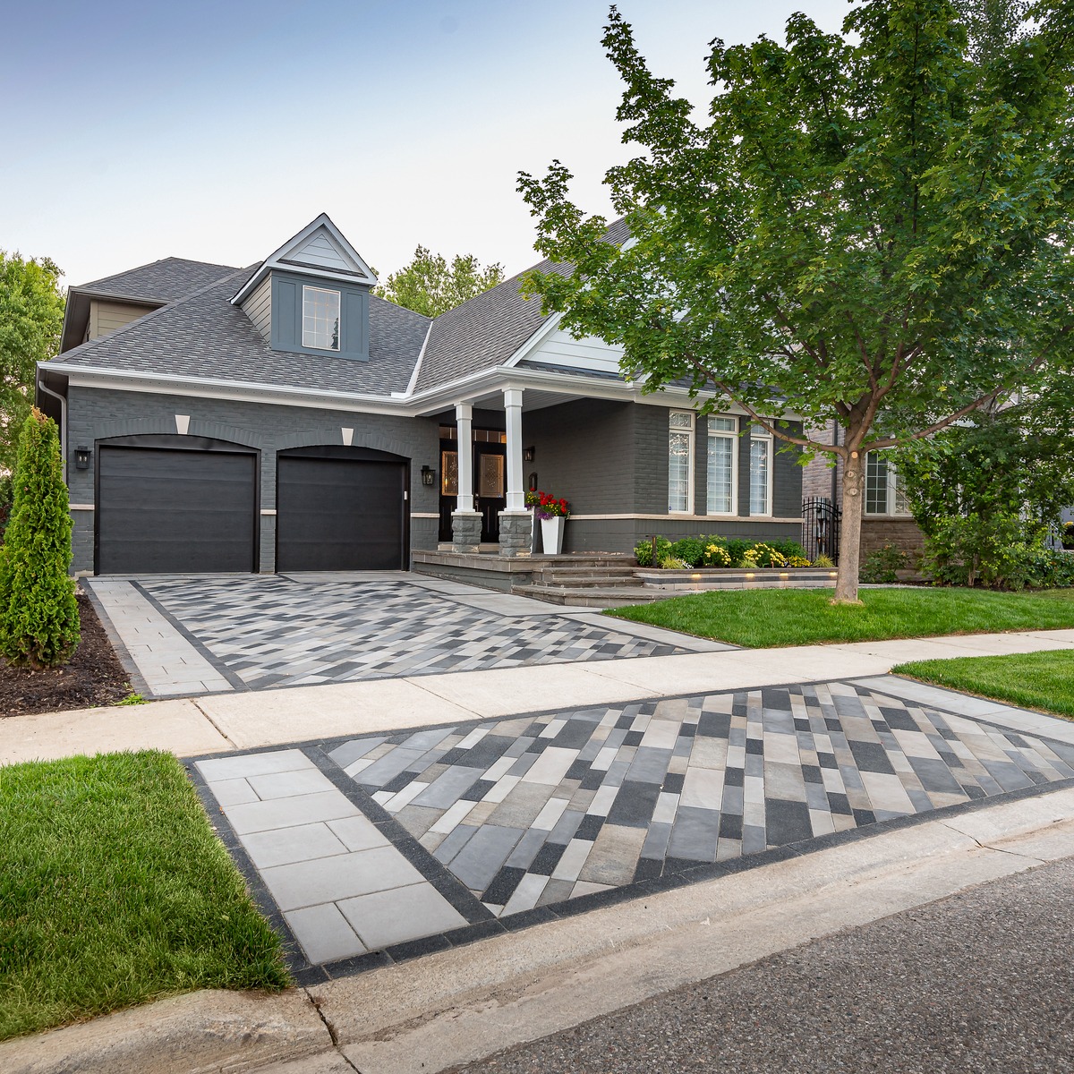 Paver Stone Driveway design