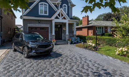 Courtstone paver driveway