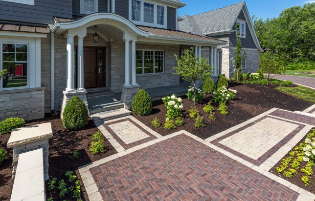 Front Entrance with Contrasting Boarders