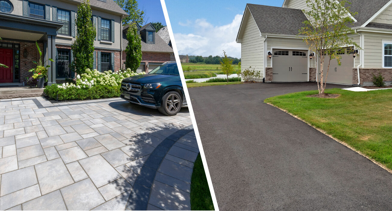 Concrete Pavers vs. Asphalt Driveway