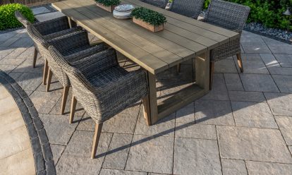 Flagstone patio