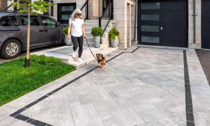 Trevia paver driveway inspiration