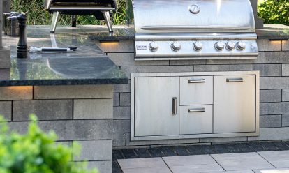 Outdoor kitchen and grill