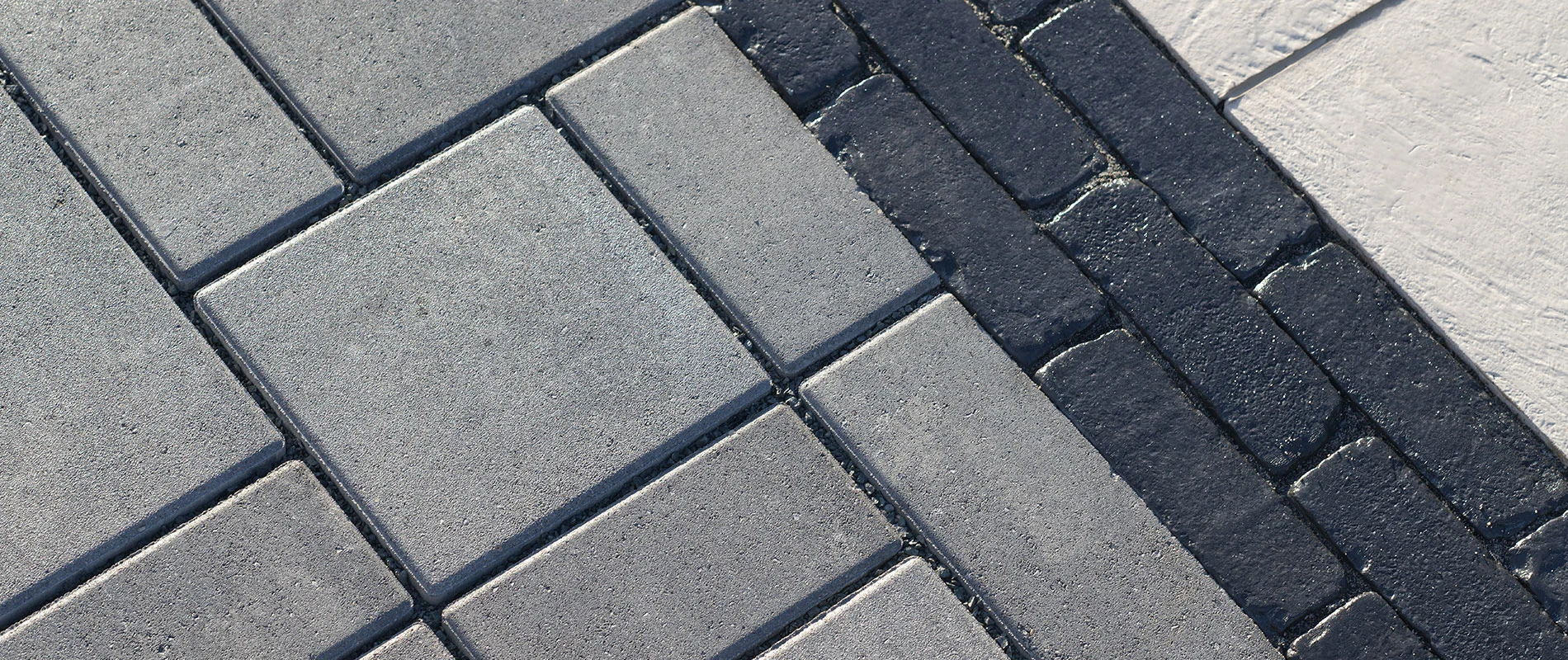 Permeable paver closeup shot