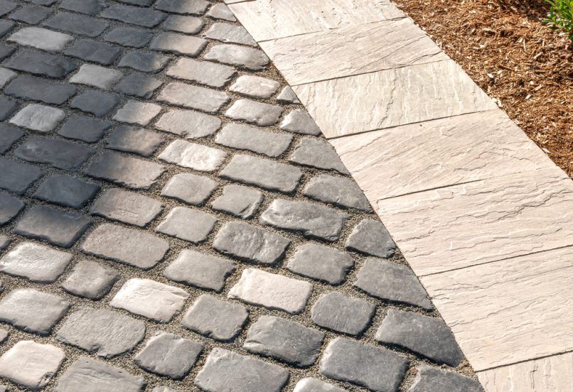 Paver walkway with border inspiration