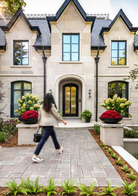 Front entrance paver walkway inspiration