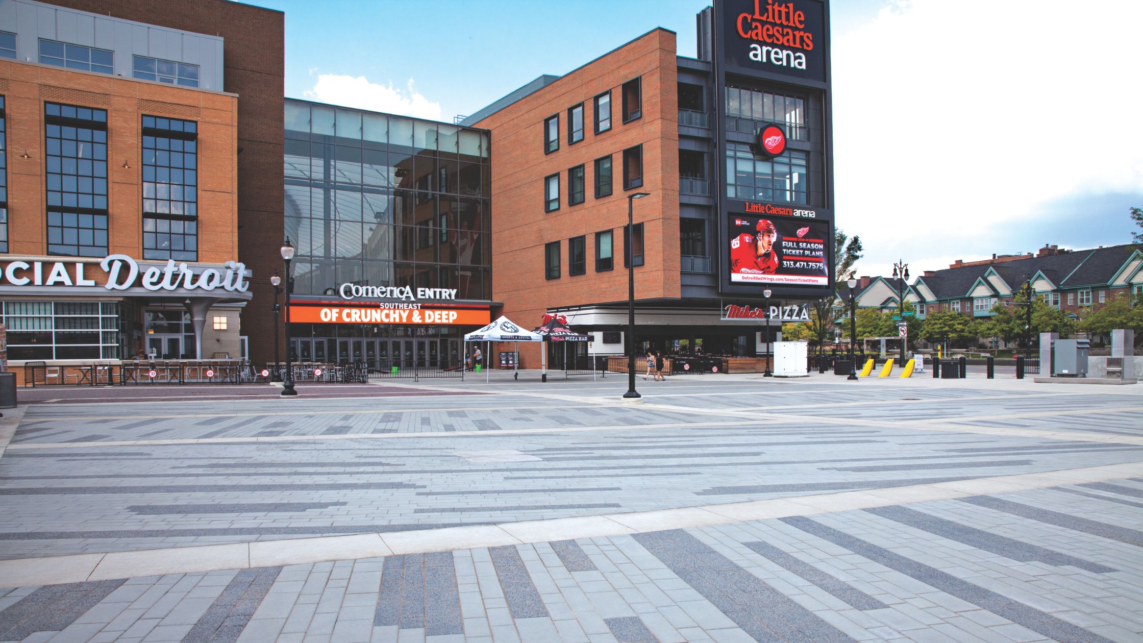 Pavers Detroit Little Caesars Arena