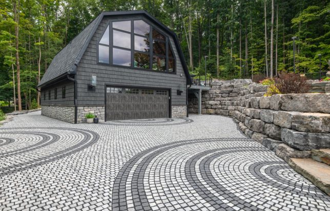 Nordic Cobble paver driveway inspiration