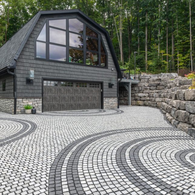 Nordic Cobble paver driveway inspiration