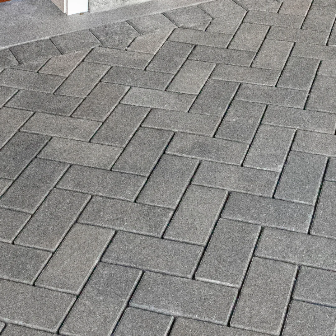 Permeable paver closeup