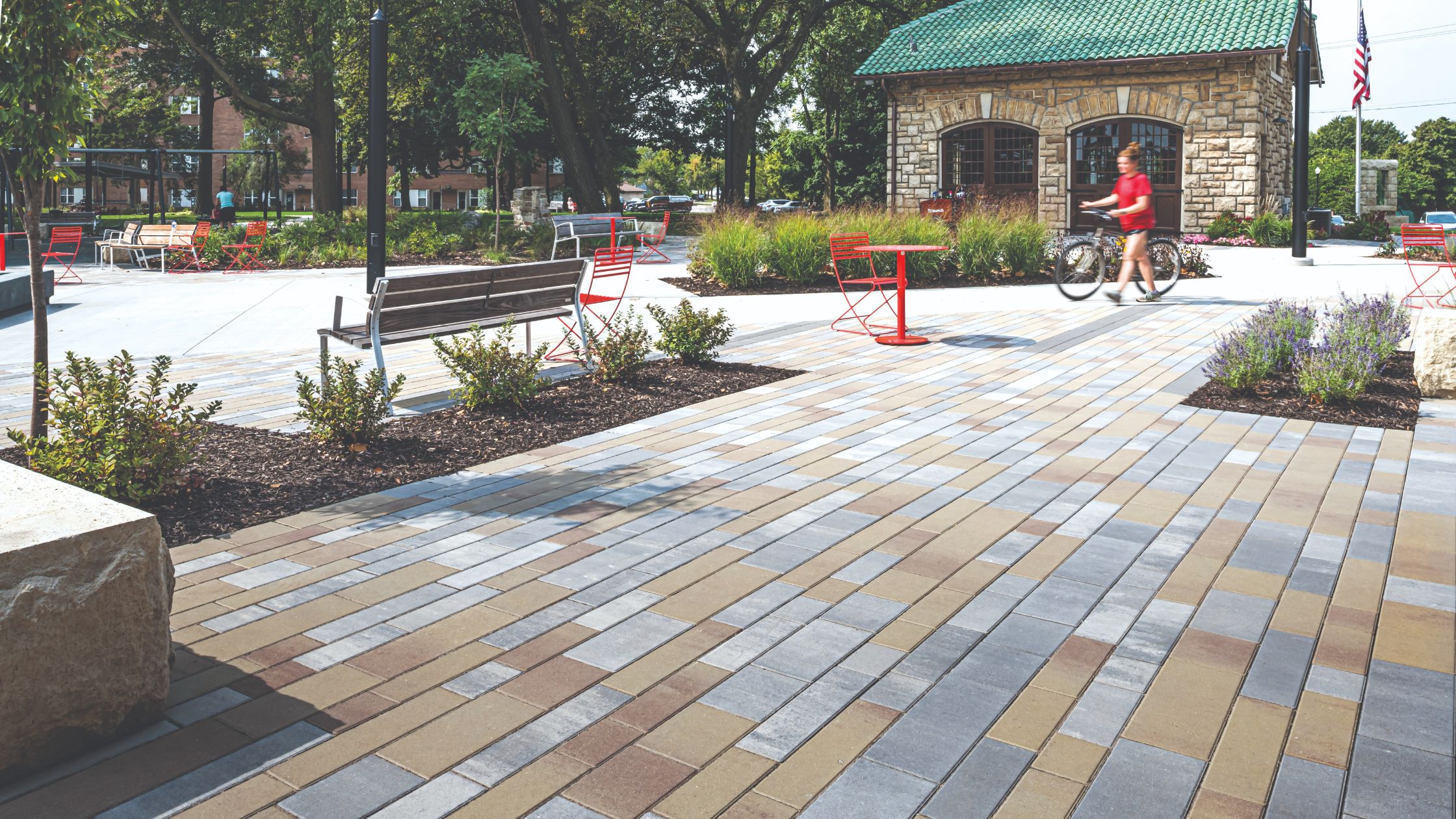 Pavers in Thompson Park Kansas City, MO